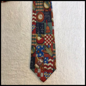 Roberto Cellini Novelty School Teacher Tie